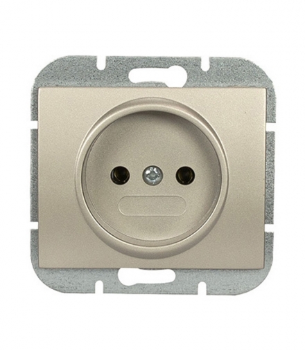 Onyx Gniazdo wtyczkowe pojedyncze p/t 2p 16A, 250V PT-15O SATYNA Abex 9002258
