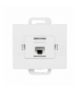 Onyx Gniazdo RJ45 komputerowe pojedyncze nieekranowane 6Cat RJ45 - 6CAT/O1 N BIAŁY Abex 9002335