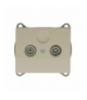 Onyx Gniazdo abonenckie "RTV" przelotowe 14db GAP-O/P BEŻOWY Abex 9002313