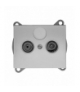Onyx Gniazdo abonenckie "RTV" końcowe 1,5db GAP-O/K SREBRNY Abex 9002309