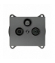 Onyx Gniazdo abonenckie "RTV" satelitarne 3db końcowe GAPS-O/K ANTRACYT Abex 9002321