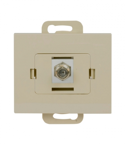 Onyx Gniazdo TV pojedyncze typu F TV-F/F/01 BEŻOWY Abex 9002328
