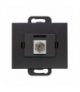 Onyx Gniazdo TV pojedyncze typu F TV-F/F/01 ANTRACYT Abex 9002633