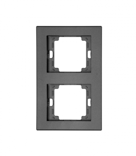 Onyx Ramka podwójna do serii ONYX RA-2O ANTRACYT Abex 9002401