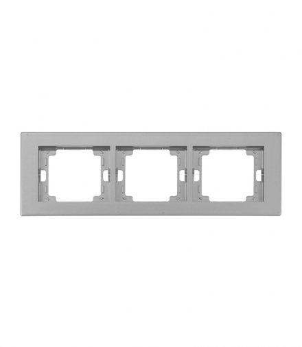 Onyx Ramka potrójna do serii ONYX RA-3O SREBRNY Abex 9002355