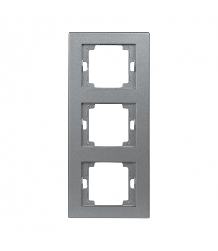 Onyx Ramka potrójna pionowa do serii Onyx RA-3OP SREBRNY Abex 9002403