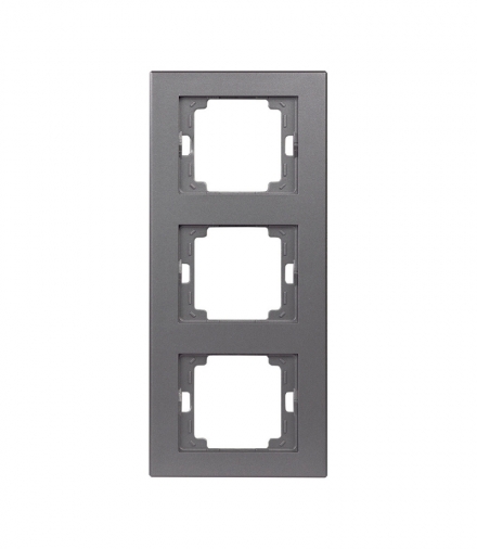 Onyx Ramka potrójna pionowa do serii Onyx RA-3O ANTRACYT Abex 9002404