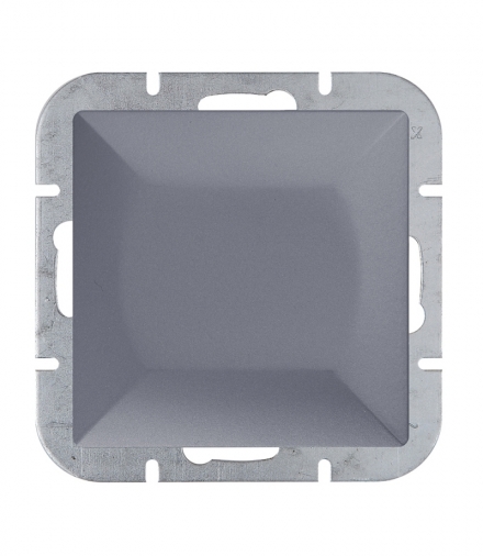 Perła Wyłącznik klawiszowy instalacyjny p/t 10A, 250V, krzyżowy WP-8P ANTRACYT Abex 9000082