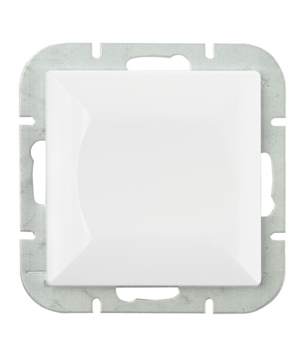 Perła Wyłącznik klawiszowy instalacyjny p/t 10A, 250V, krzyżowy podświetlany WP-8P/S BIAŁY Abex 9000146