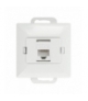 Perła Gniazdo RJ45 komputerowe pojedyncze nieekranowane 5Cat GTP-10P/M BIAŁY Abex 9000263