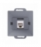 Perła Gniazdo RJ45 komputerowe pojedyncze nieekranowane 5Cat GTP-10P/M ANTRACYT Abex 9000269