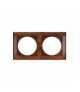 Perła Ramka drewniana podwójna do serii Perła RA-2PN TEAK Abex 9000336