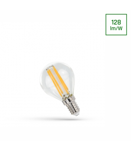 LED KULKA E-14 230V 4W COG NW CLEAR SPECTRUM WOJ+14334