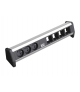 BACHMANN BM-902.004 DESK 1 - Listwa zasilająca: 1x pusty moduł + gniazda zasilania