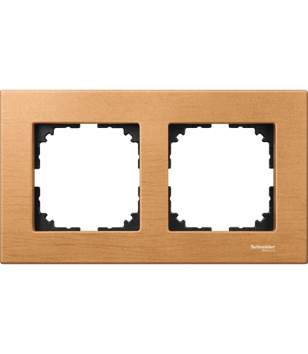 Merten Ramka M-Elegance Drewno podwójna bez loga buk