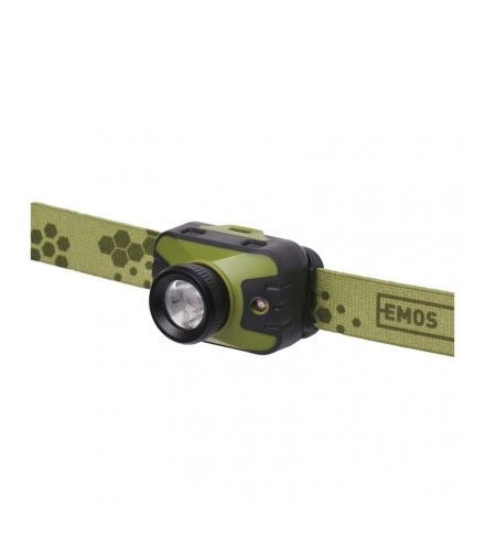 Latarka czołowa LED CREE 330 lm, 200m 3× AAA z zoomem EMOS P3539