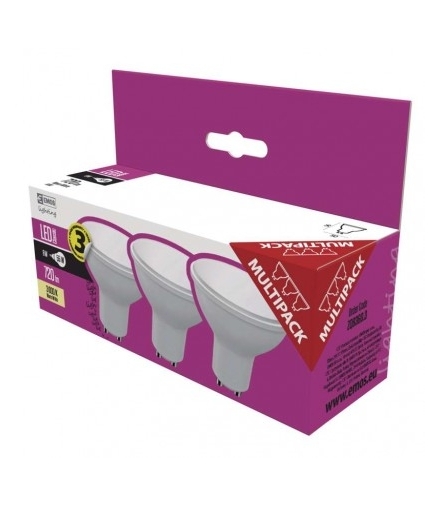 Żarówka LED Classic MR16 8W GU10 ciepła biel EMOS ZQ8360.3