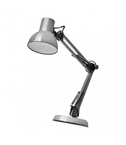 Lampa biurkowa E27 LUCAS 48 cm ciemno szary EMOS Z7609G