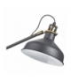 Lampa biurkowa E27 HARRY 56 cm ciemno szary EMOS Z7611