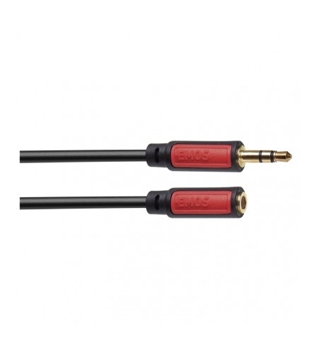 Przewód AV wtyk JACK 3,5mm - gniazdo JACK 3,5mm, 5m EMOS SM5105