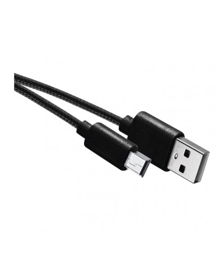 Kabel USB 2.0, wtyk A - mini B, ładowanie, transmisja danych, 2 m, czarny EMOS SM7009BL