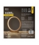 Dekoracje - 113 LED drewniane koło 32 cm, IP20, WW EMOS DCAW10