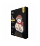 Dekoracje- 5 LED drewniany pingwin 3D 30 cm, 2x AAA WW,timer EMOS DCWW08