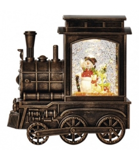 Dekoracje - 1 LED lokomotywa 17x16 cm, 3x AA ciepła biel, IP20, timer EMOS Lighting DCLW05