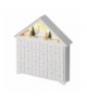 Dekoracje - 8 LED kalendarz adwentowy drewniany 35x30 cm, 2x AA ciepła biel, IP20, timer EMOS Lighting DCWW02