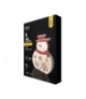 Dekoracje - 5 LED drewniany bałwan 30 cm, 2x AA ciepła biel, IP20, timer EMOS Lighting DCWW07