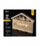 Dekoracje - 10 LED kalendarz adwentowy drewniany 50x40 cm, 2x AA, ciepła biel, IP20, timer EMOS Lighting DCWW01