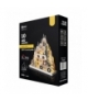 Dekoracje - 10 LED wioska 3D 17x22 cm, 2x AA ciepła biel, timer EMOS DCWW17