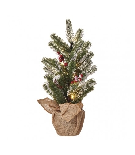 Dekoracje - 20 LED choinka 52 cm 3x AA IP20, ciepła biel, timer EMOS Lighting DCTW04