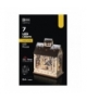 Dekoracje - 7 LED drewniany domek 20x30 cm, 2x AA WW, timer EMOS DCWW05