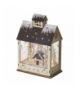Dekoracje - 7 LED drewniany domek 20x30 cm, 2x AA WW, timer EMOS DCWW05
