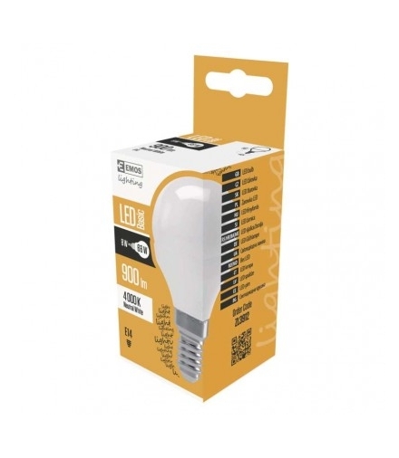 Żarówka LED mini globe 8,3W E14 neutralna biel EMOS ZL3912