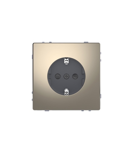 Merten Gn.2P+PE Schuko D-Life nikiel