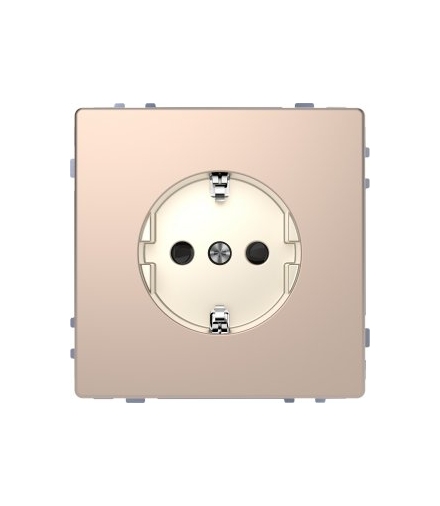 Merten Gn.2P+PE Schuko D-Life szampan met.