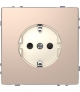 Merten Gn.2P+PE Schuko D-Life szampan met.