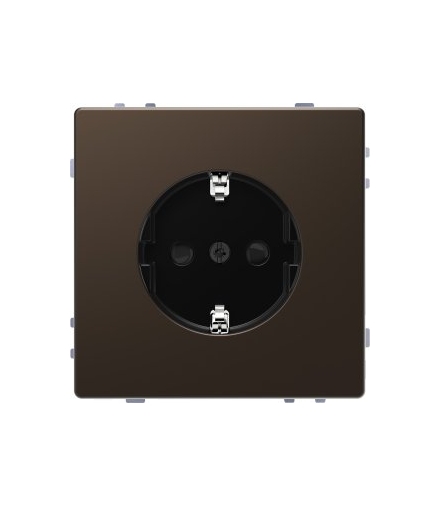 Merten Gn.2P+PE Schuko D-Life mocca metalik
