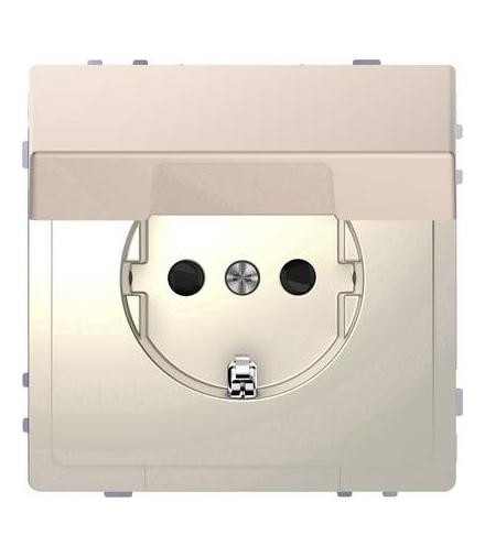 Merten Gn.2P+PE Schuko z klap.D-Life szampan me
