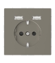 Merten Gn. schuko + 2xUSB 2,4A, nikiel