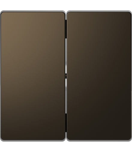 Merten Klawisz podwójny, mocca metalik