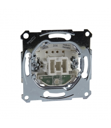 Merten Mechanizm przycisku podświetlenie zacisk śrubowy 250VAC 16A
