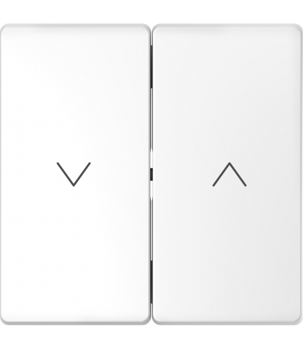 Merten Klawisz podwójny żaluzjowy, biały lotos