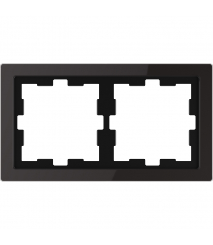 Merten D-Life ramka 2kr czerń onyksowy