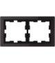 Merten D-Life ramka 2kr czerń onyksowy