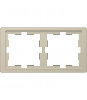 Merten D-Life ramka 2kr piasek sahary