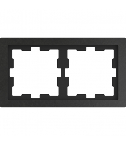 Merten D-Life ramka 2kr łupek polerowany