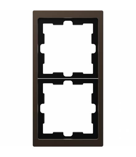 Merten D-Life ramka 2kr mocca metalik